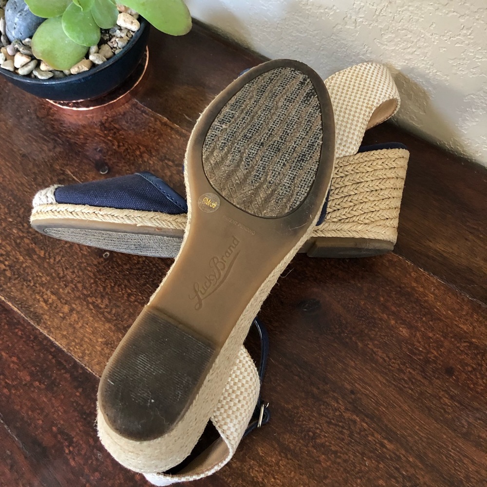 Lucky Kerol Navy Blue Espadrilles - Picture 6 of 7